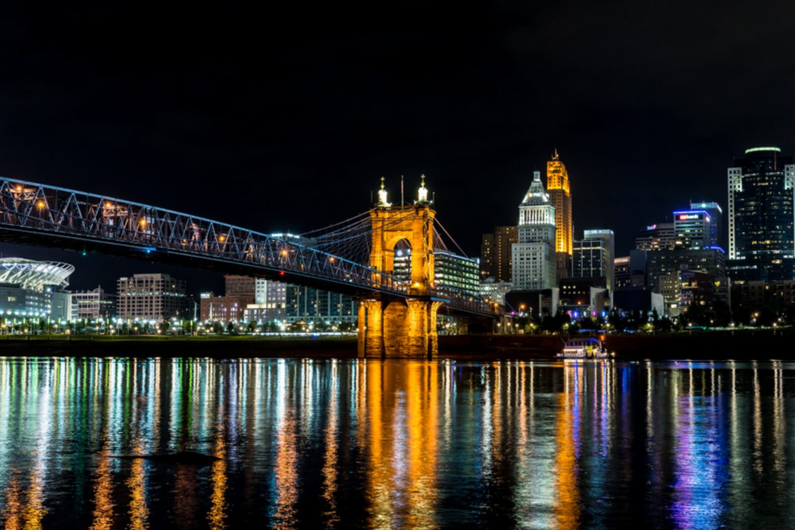 Cincy Bridge Night